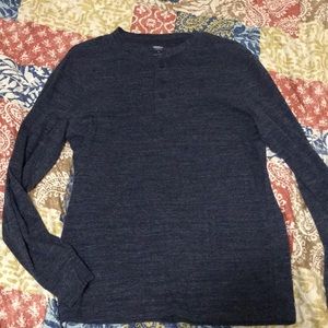 Navy Henley long sleeve